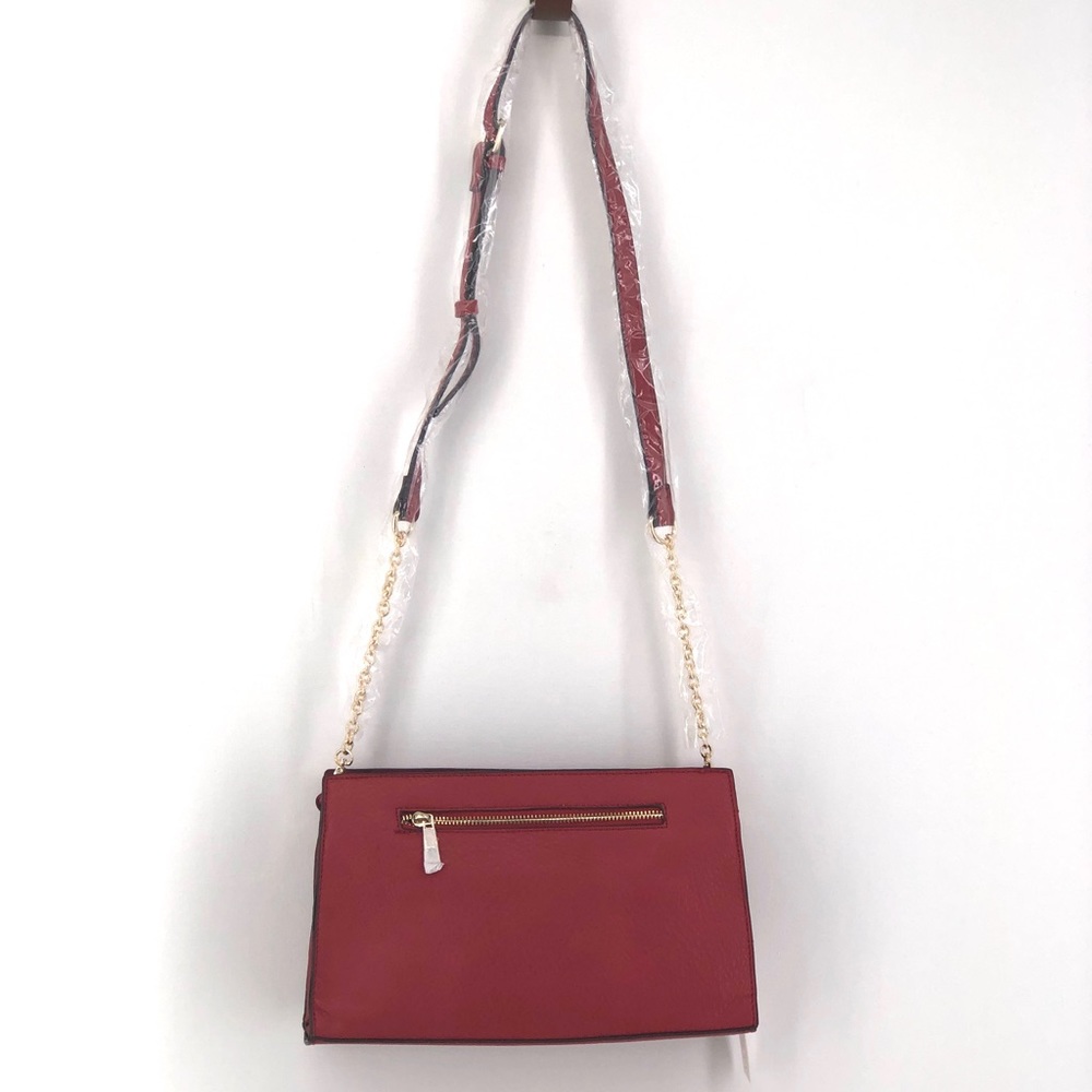 Sole Society Salsa Red Vegan Leather Crossbody